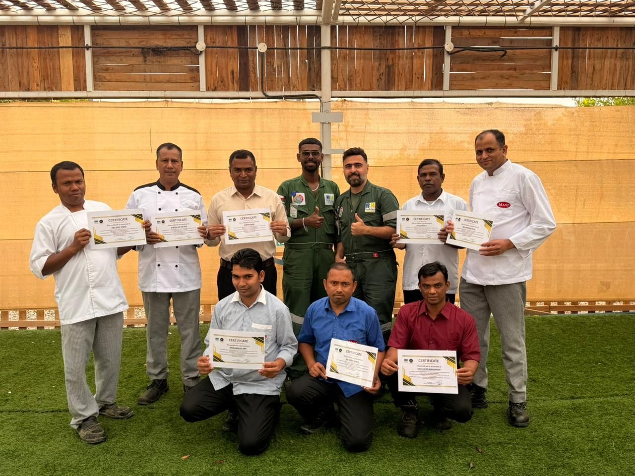 Team MAST Receives Appreciation from Ryboa Haima HSE Team